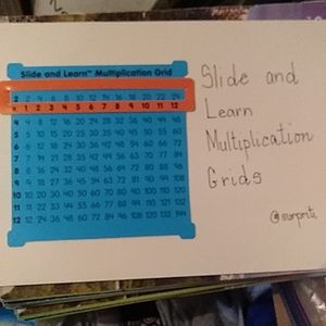 NWT Slide and Learn Multiplication Grid